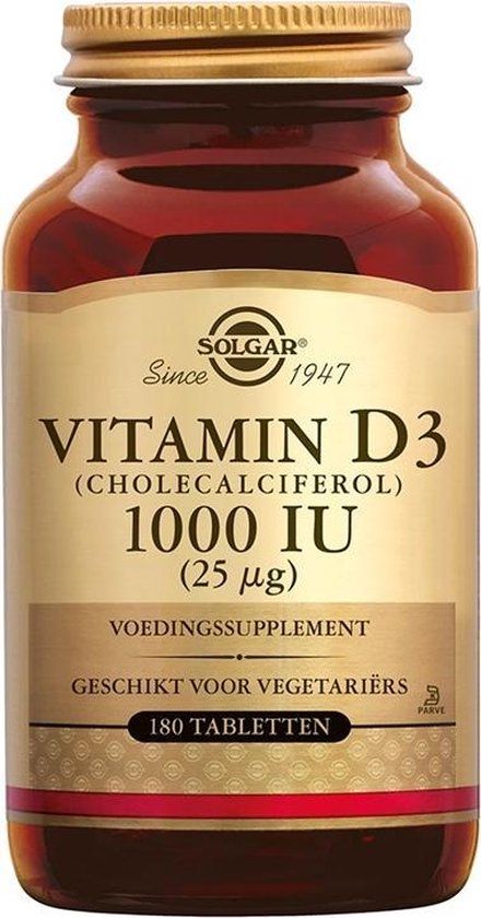 Solgar Vitamins - Vitamin D-3 (Cholecalciferol) 25 mcg/1000 IU