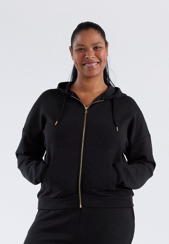 Q by Endurance Sweatjas Dames Zwart Maat 44 - Fitness & Training - Herfst/Winter 2022