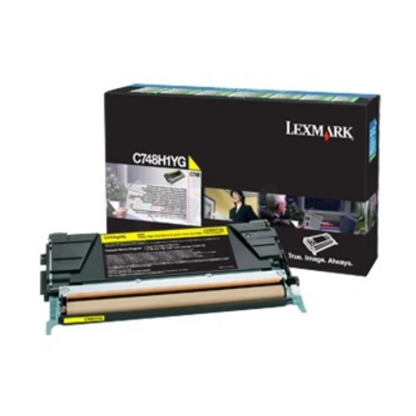 Lexmark C748H3YG toner cartridge yellow