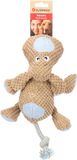 SPEELGOED KROPS Speelgoed Nijlpaard met Touw Bruin 22x30x11CM