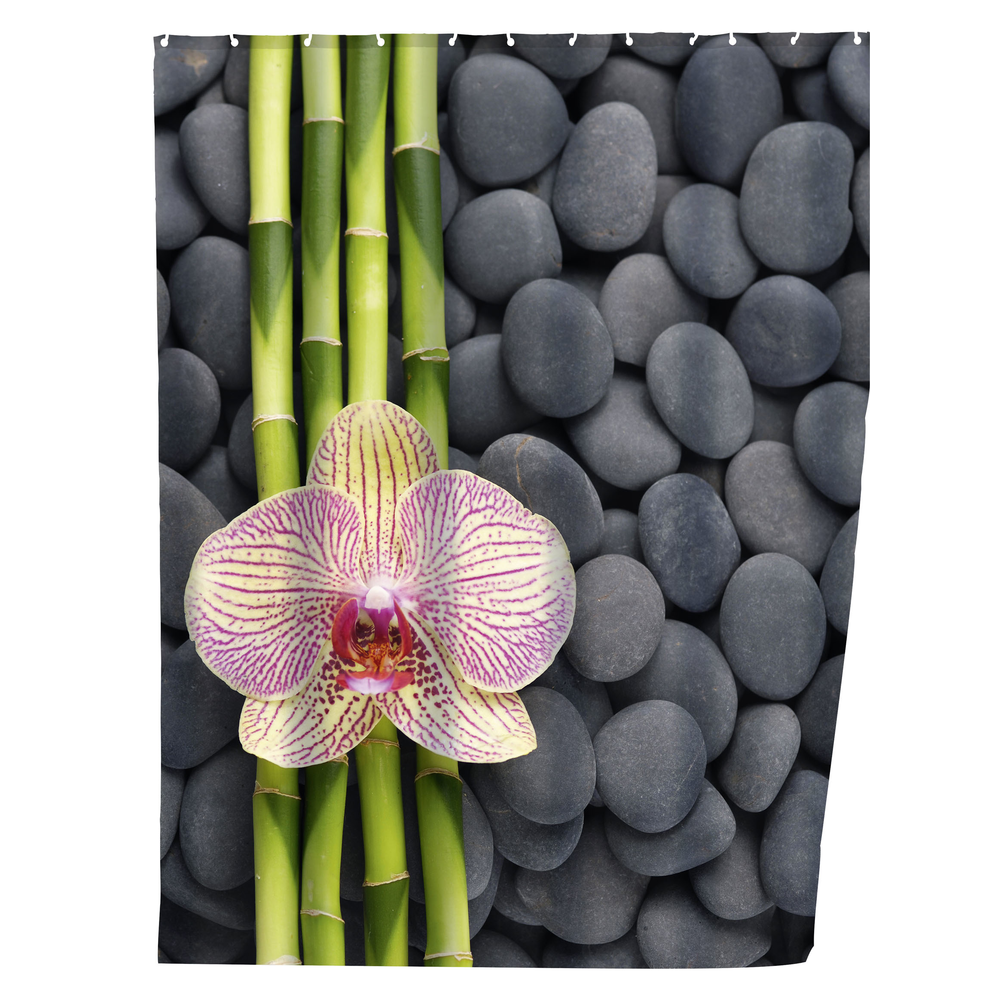 WENKO Spa Douchegordijn - 180 x 180 cm - Polyester - Multi