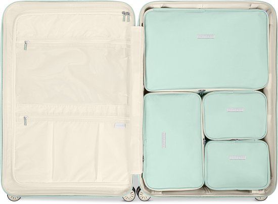 SUITSUIT Fabulous Fifties Packing Cubes - Set van 4 - Luminous Mint