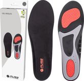 Pure 2 Improve Gel Inlegzolen - Zwart/Grijs/Rood - Maat 40-41