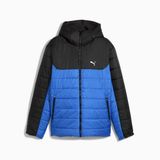 PUMA ESS Gevatteerde Jas met Hoodie 68521113 Maat L Zwart