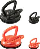 Unyqoos® Set de 4 ventouses – Inclusief extracteur de bosses et ventouses en ABS + caoutchouc, 2 pièces de 12x10 cm et 2 pièces de 7x5,6 cm, noir/orange, utilisable pour voiture, vitre, carrelage, céramique