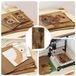 vidaXL Decorpanelen 50 st gerookt eiken 30 x 42 x 0,27 cm bewerkt hout