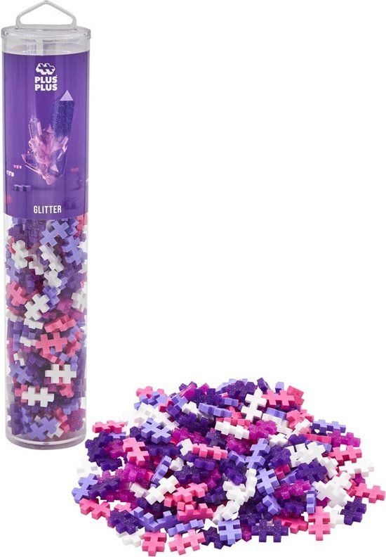 Plus-Plus Tube glitter 240 delige bouwset - 4243