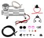 Compresseur d'air 12 V - Utilisable pour suspension pneumatique et avertisseurs sonores - 200 PSI - 200–300 W - 50 l/min - Utilisable pour un réservoir d'air de 18,93 l - Argent