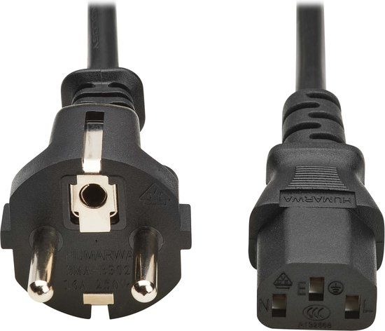 Eaton P054-02M-EU electriciteitssnoer Zwart 2 m CEE7/7 IEC C13