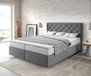 DELIFE Dream-Great Boxspringbed microvezel antraciet 160x200 met matras en topper