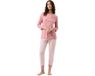 Mey Pyjama Serie Simple Stripes Driekwart Mouw Vrouwen Gestreept Bridal Rose 100% Katoen Maat L