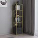 Hanah Home Modern Glam Boekenplank, goud en antraciet, 39 x 39 x 160 cm