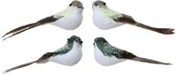 Decoris Kaemingk Vogel foam l3.5b12h4.5 cm a4 2st kerst Decoris