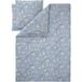 LIVARNO® Parure de lit en satin de microfibre ou parure de lit réversible en satin de microfibre, 260 x 240 cm (Bleu)