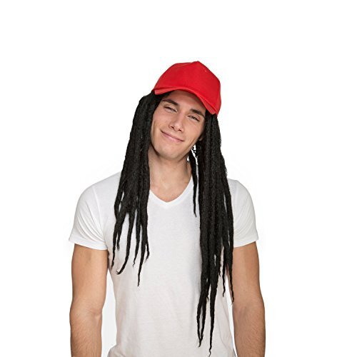 Viving costumes Viving Kostuums 204646 Rasta met Cap, Multi Color, One Size