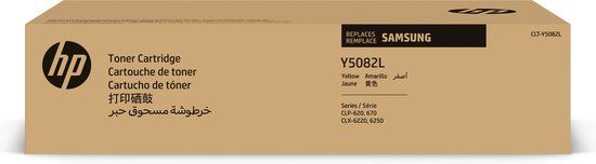 HP Samsung CLT-Y5082L Yellow High Yield Toner Cartridge