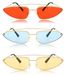 Ensemble de 3 lunettes de soleil – Design rétro, forme ovale