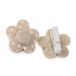 Mopec A411 Bloempincet Beige met stippen, Ivoor, 4,5 x 4,5 cm, 6 stuks