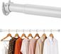 Tringle extensible 77-177 cm - Diamètre 32 mm - Barre de penderie renforcée pour armoire - Mur