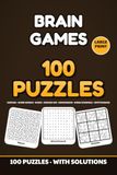 BRAIN GAMES: 100 Mixed Puzzles for Seniors