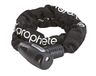 Prophete Kettingslot, fietsslot met de hoogste inbraakbeveiliging, lengte: 90 cm, Ø 6 mm, kleur zwart