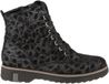 Waldläufer 683801 Veterboots Dames Zwart Nubuck Wol Maat 38