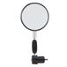 Prophete Fietsspiegel, 80 mm diameter, instelbare hoek, voor links- en rechtsmontage, ideaal voor e-bikes, zwart