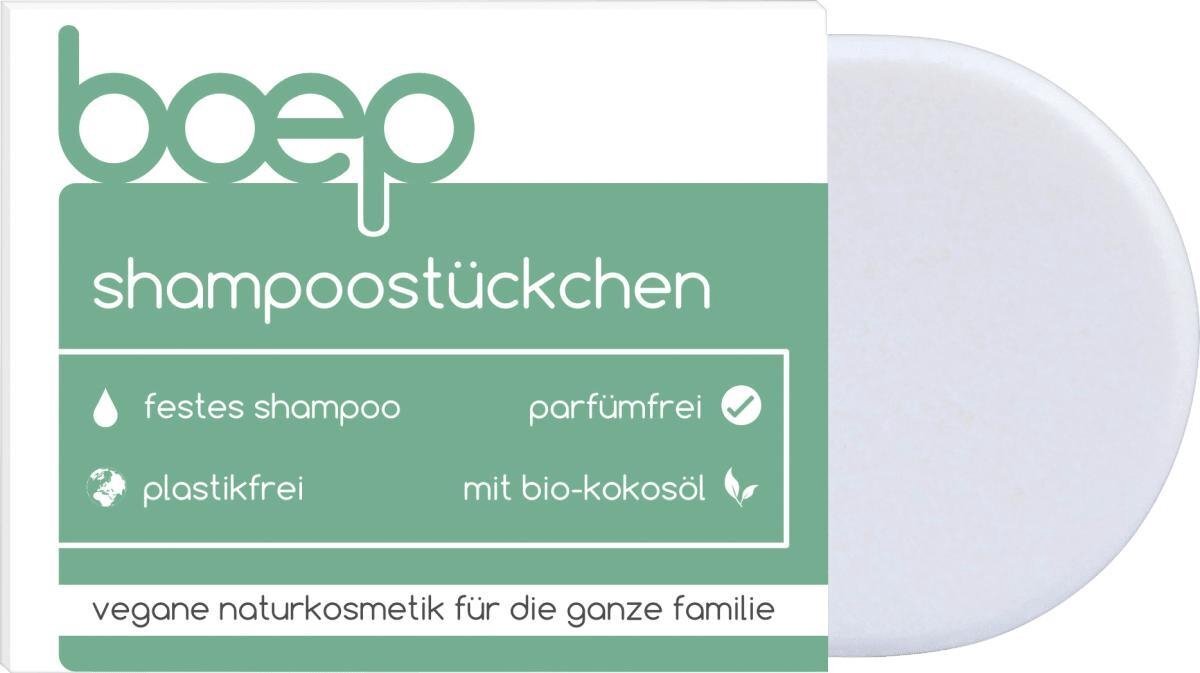 Boep Shampoostukjes – vaste natuurlijke cosmetica shampoo voor baby's, kinderen & volwassenen – plasticvrij, parfumvrij & veganistisch