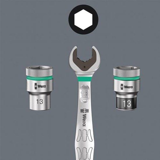 Wera 9661 9-delige B Impaktor Deep Imperial 1 Doppenset