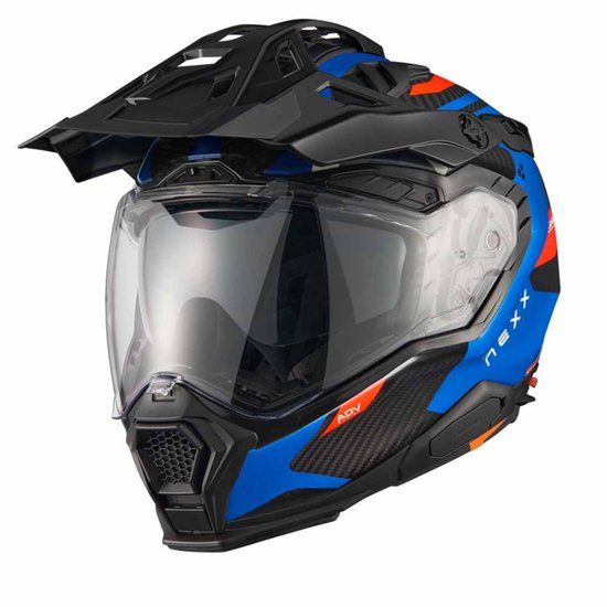 Nexx X.WED3 Keyo Blauw Rood Mat Adventure Helm - Helm