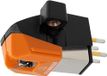 Audio Technica AT-VM95EN Dual Moving Magnet Cartridge with Elliptical Nude Stylus (Black/Orange)