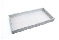HBX natural living Dienblad Firmiana 32x20cm grijs