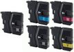 Brother LC985 Multipack Couleur, 4 Cartouches, 300 Pages Noir