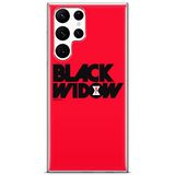 ERT GROUP mobiel telefoonhoesje voor Samsung S22 ULTRA origineel en officieel erkend Marvel patroon Black Widow 010