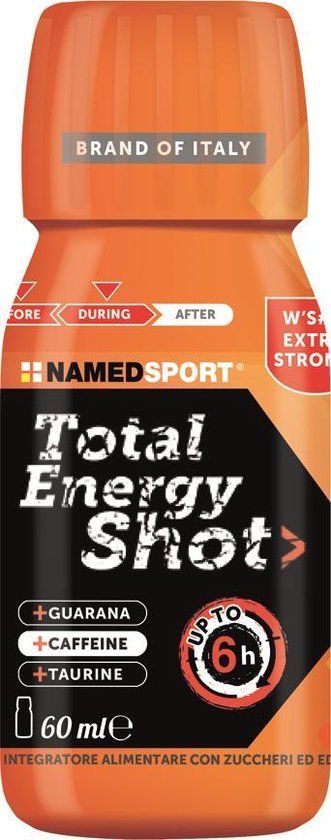 NAMEDSPORT Total Energy Shot - 25 x Orange - Energy Shot - Vegan