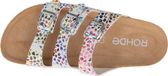 Rohde 5620 08 Slippers Wit Multi Leer Dames - Wit Multi - 41