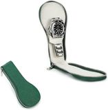 Vrai cuir Saffiano boîte de rangement de montre - Organisateur de montre portable - Vert