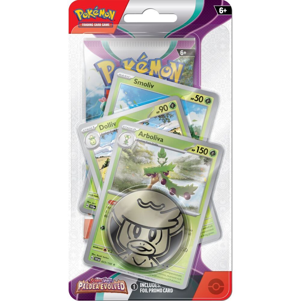 Asmodee Arboliva Premium Checklane assorti - Scarlet & Violet Paldea Evolved - Pokémon TCG