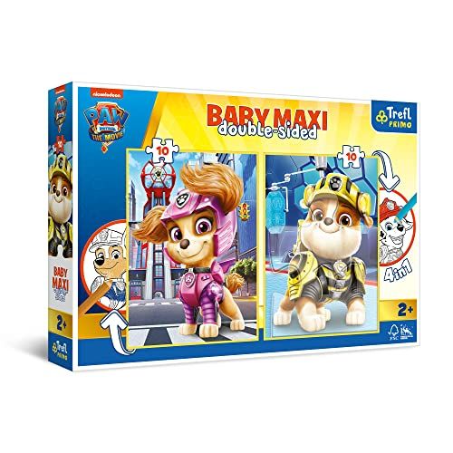 Trefl Paw Patrol 2x10 Baby Maxi Puzzle - Double Sided - 3+ Years