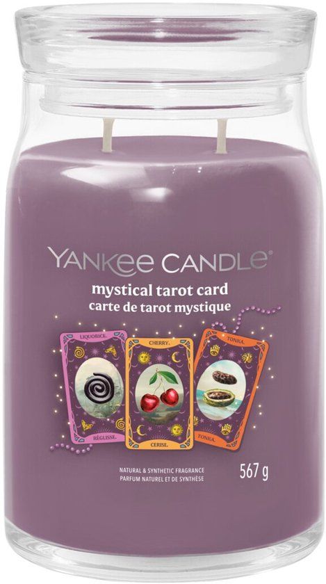 Yankee Candle Mystical Tarot Card Large Jar Geurkaars