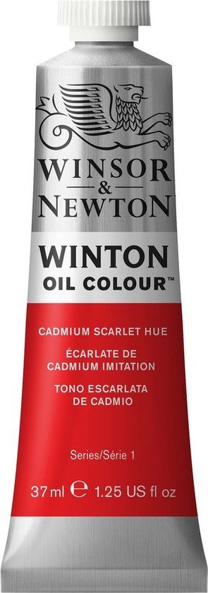 Winsor & Newton Winton Oil Paint - Cadmium Scarlet Hue 107 - 37ml