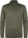 Petrol Industries Heren Gebreide Half-Zip Trui Lexington Groen Maat XXL