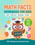 Math Facts Workbook for Kids