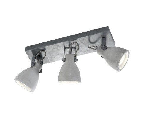 TRIO LEUCHTEN ETH Spot Creto 3 - Plafond spot - 3 lichts- grijs