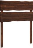 vidaXL Live Edge Hoofdbord ROSTOCK Donkerbruin 100 cm