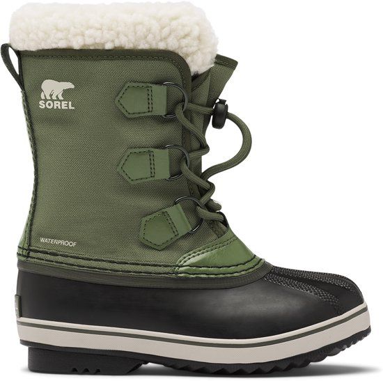 Sorel YOOT PAC™ NYLON WP Unisex Snowboots - Hiker Green - Maat 39 - Unisex - Hiker Green - Kinderen - Herfst/Winter 2025