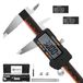 HARDELL Digitale schuifmaat, roestvrij staal, 150mm, digitale elektronica, LCD-display, instelbare nauwkeurigheid 0,01 mm, meting huishoudelijke industrie