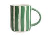 Byon Mug Liz à rayures 28 cl Vert-blanc