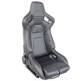 Simoni Racing SRS/11D Sportstoel Emerson-Black Eco-Leather-Right-Side verstelbare rugleuning incl. Dia's