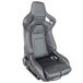Simoni Racing SRS/11D Sportstoel Emerson-Black Eco-Leather-Right-Side verstelbare rugleuning incl. Dia's